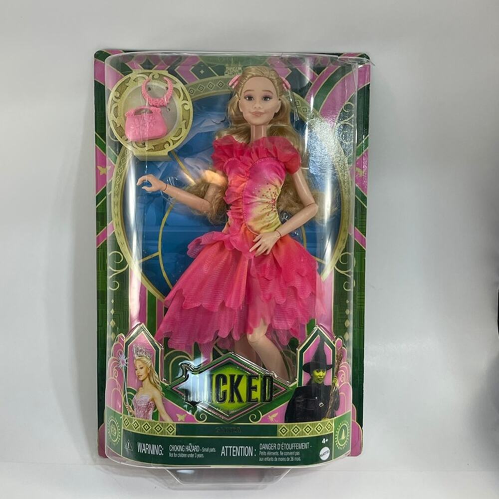 Mattel Wicked Glinda Fashion Doll JLG44 Ariana Grande NEW Damaged Package 2024